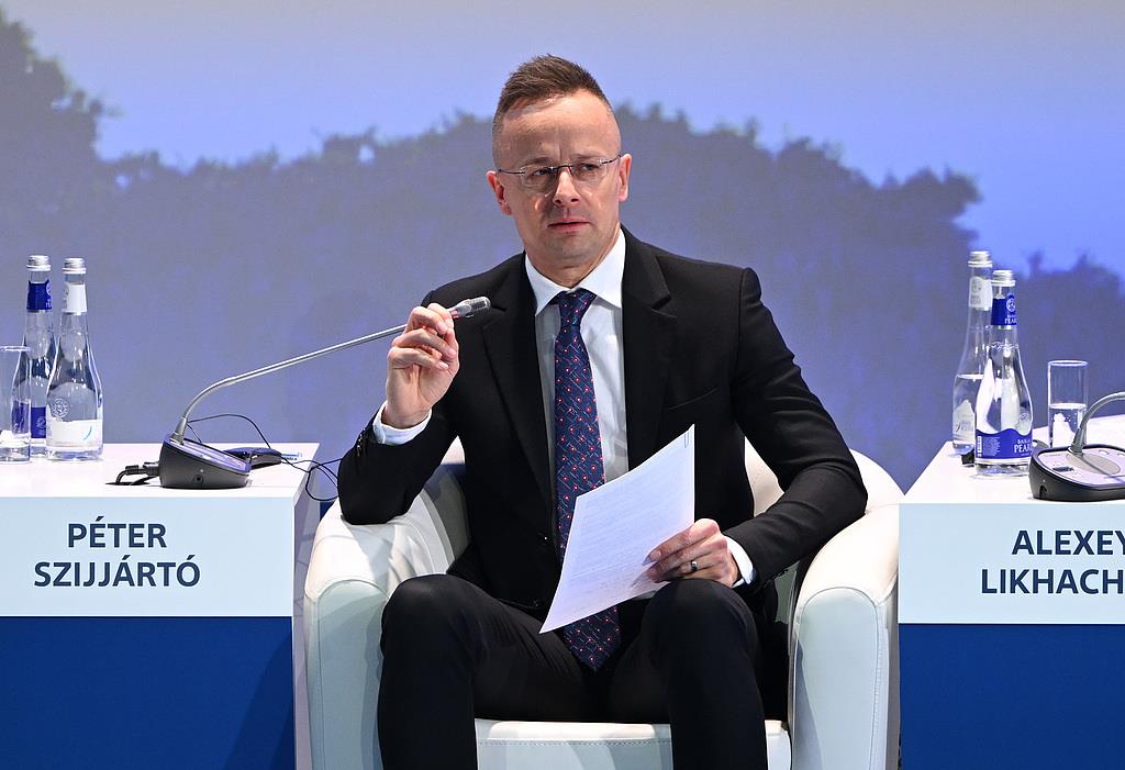 △匈牙利外长西雅尔多（资料图）